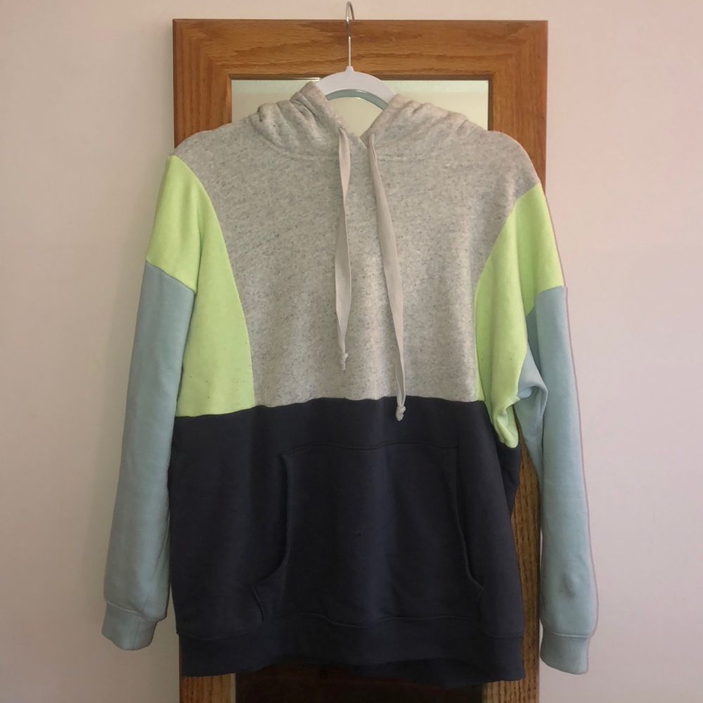 American Eagle Oversized Colorblock hoodie